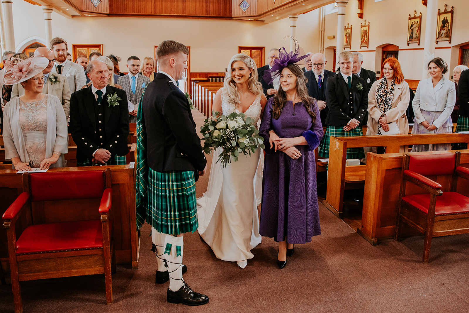 Maria and Martin Wedding Day Boclair House Hotel Glasgow 5th of February 2023 -00041