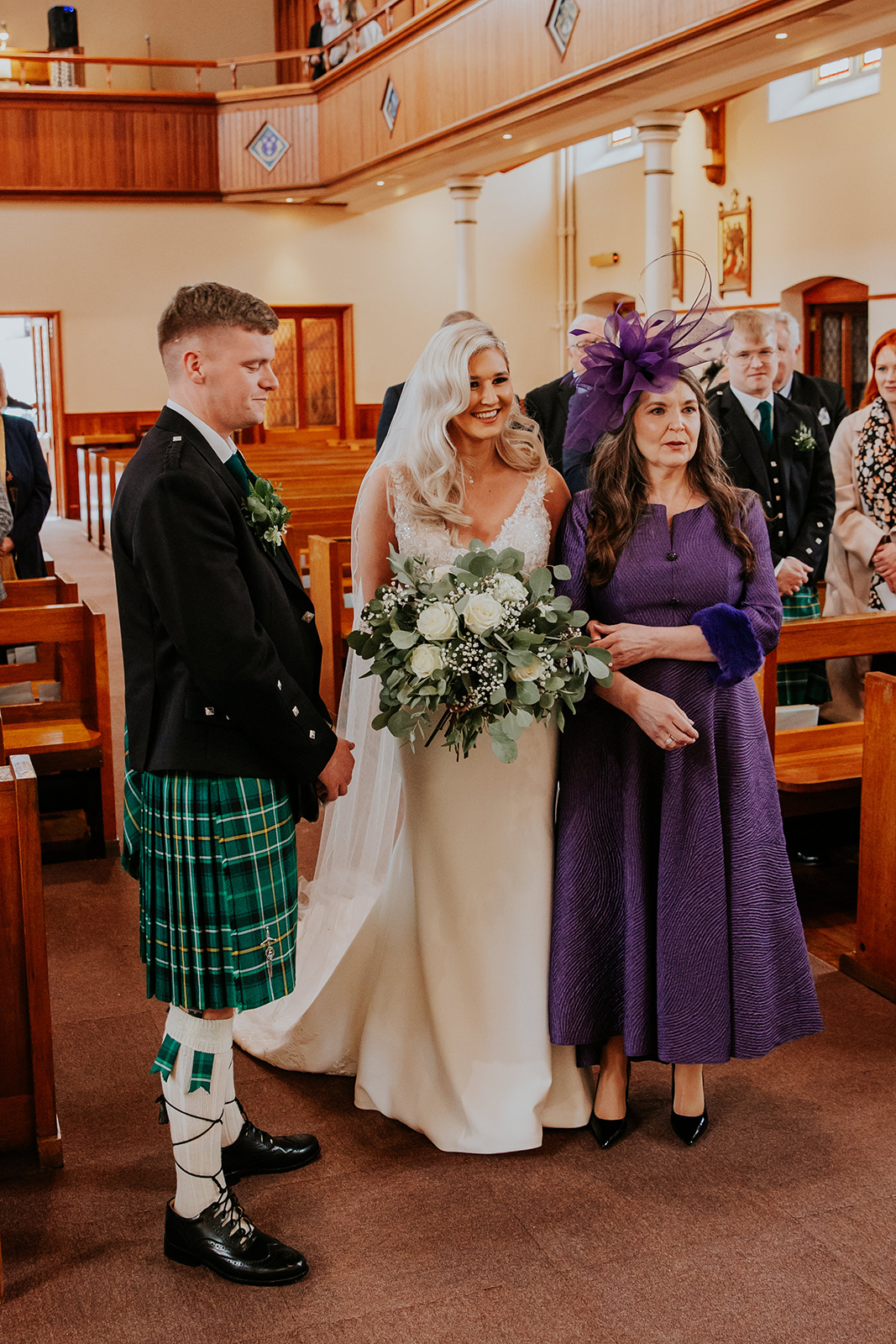 Maria and Martin Wedding Day Boclair House Hotel Glasgow 5th of February 2023 -00042