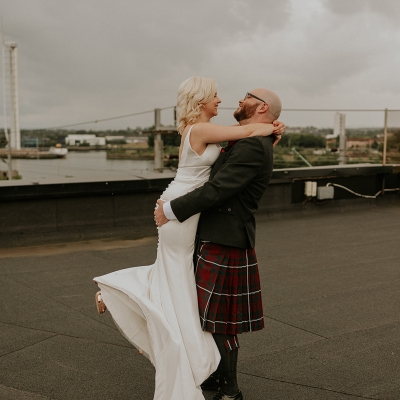 Glasgow City Wedding Romantic